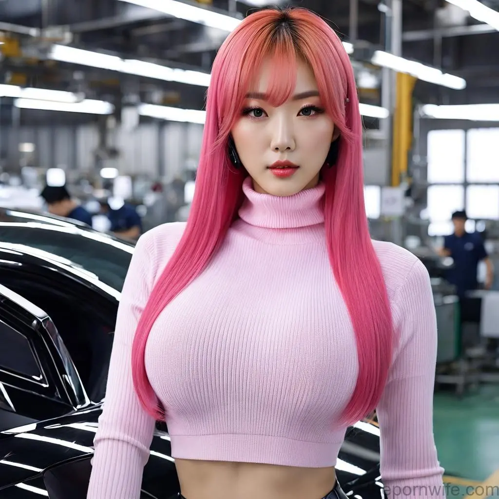 Red-haired car mechanic